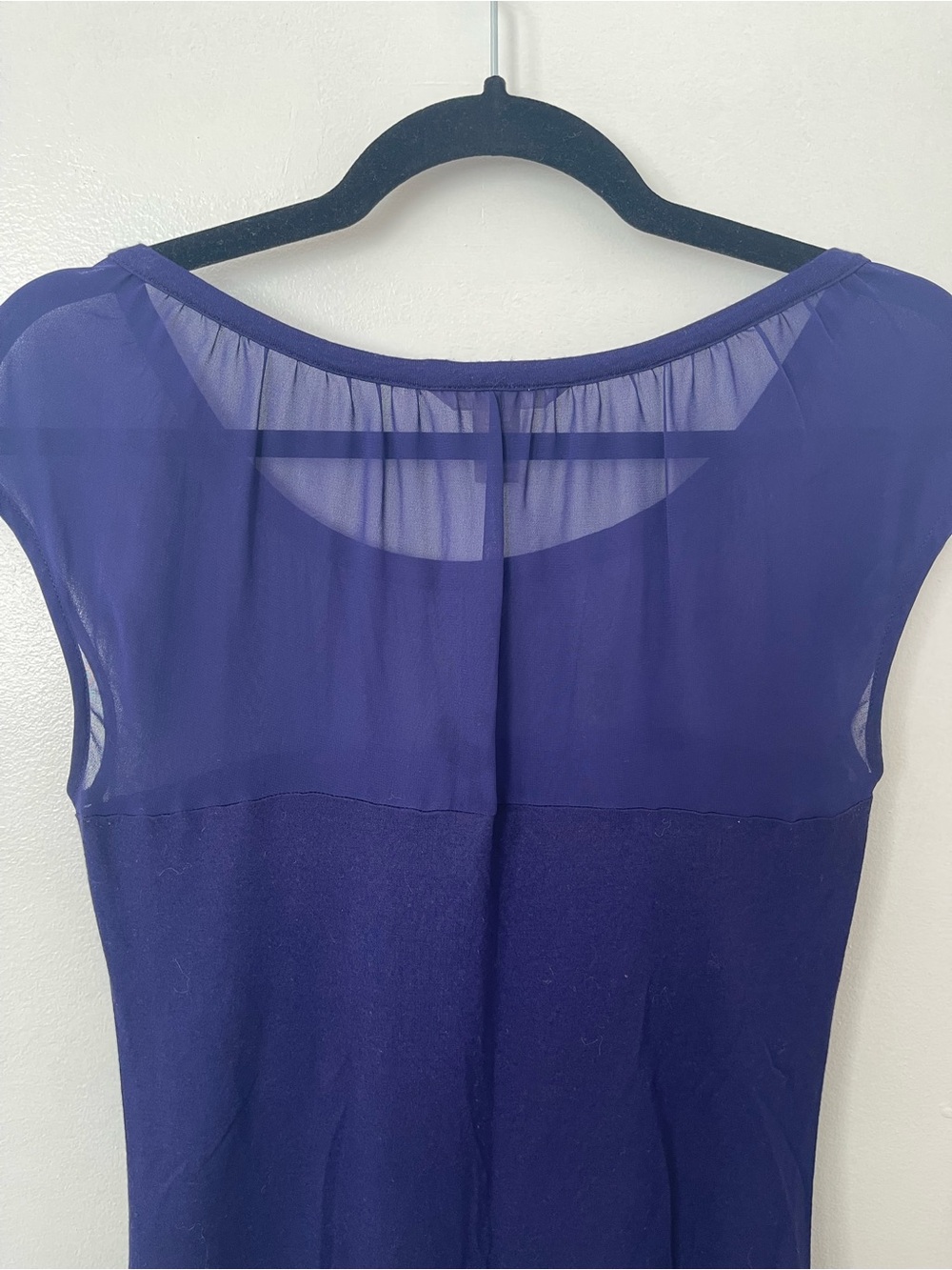 Banana Republic Women's Purple Sheer Top